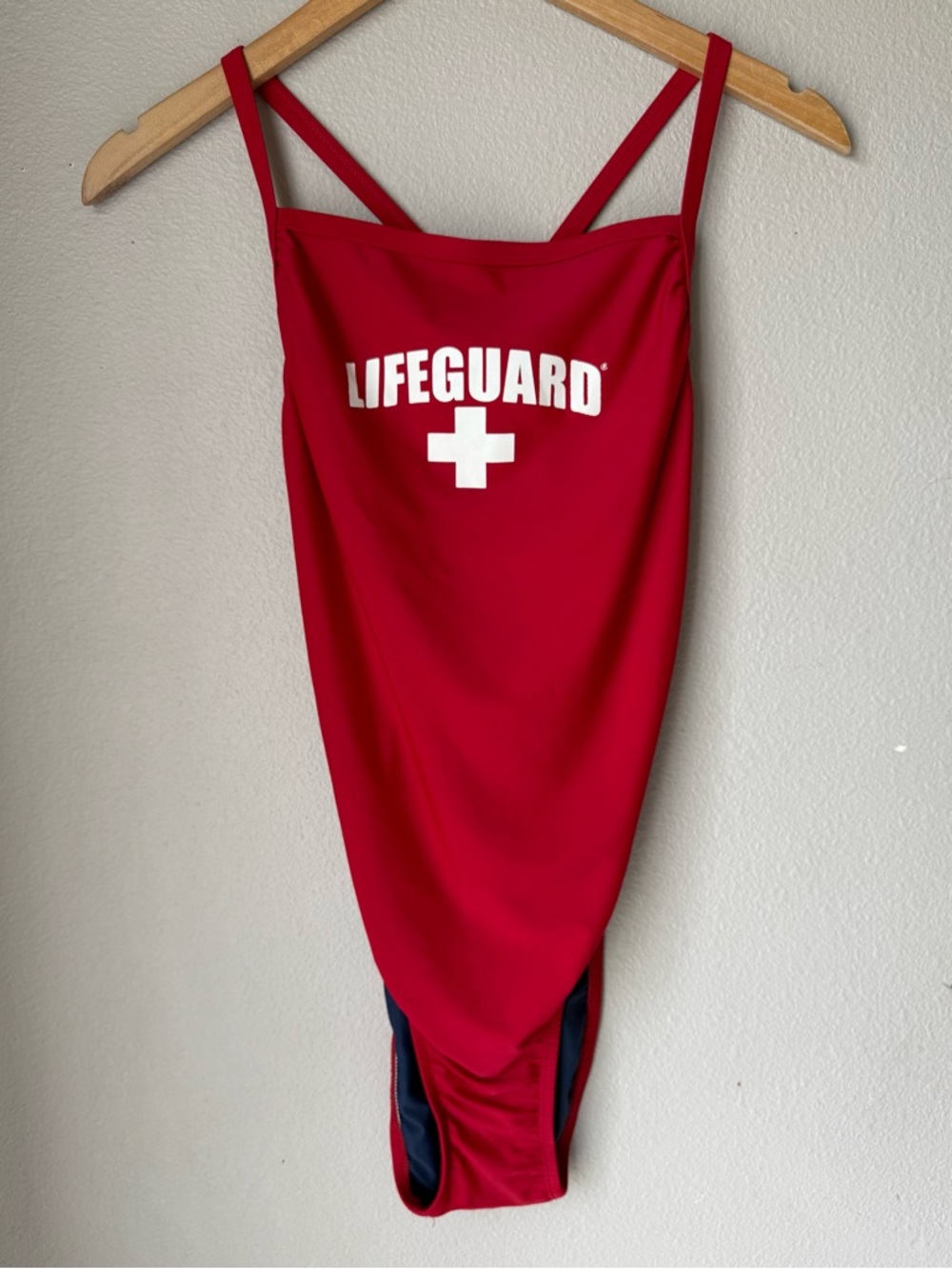 Vintage Officially Licensed Lifeguard One Piece Swimsuit Womens Size 38